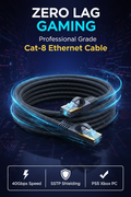 Zero Lag Gaming Cat-8 Cable